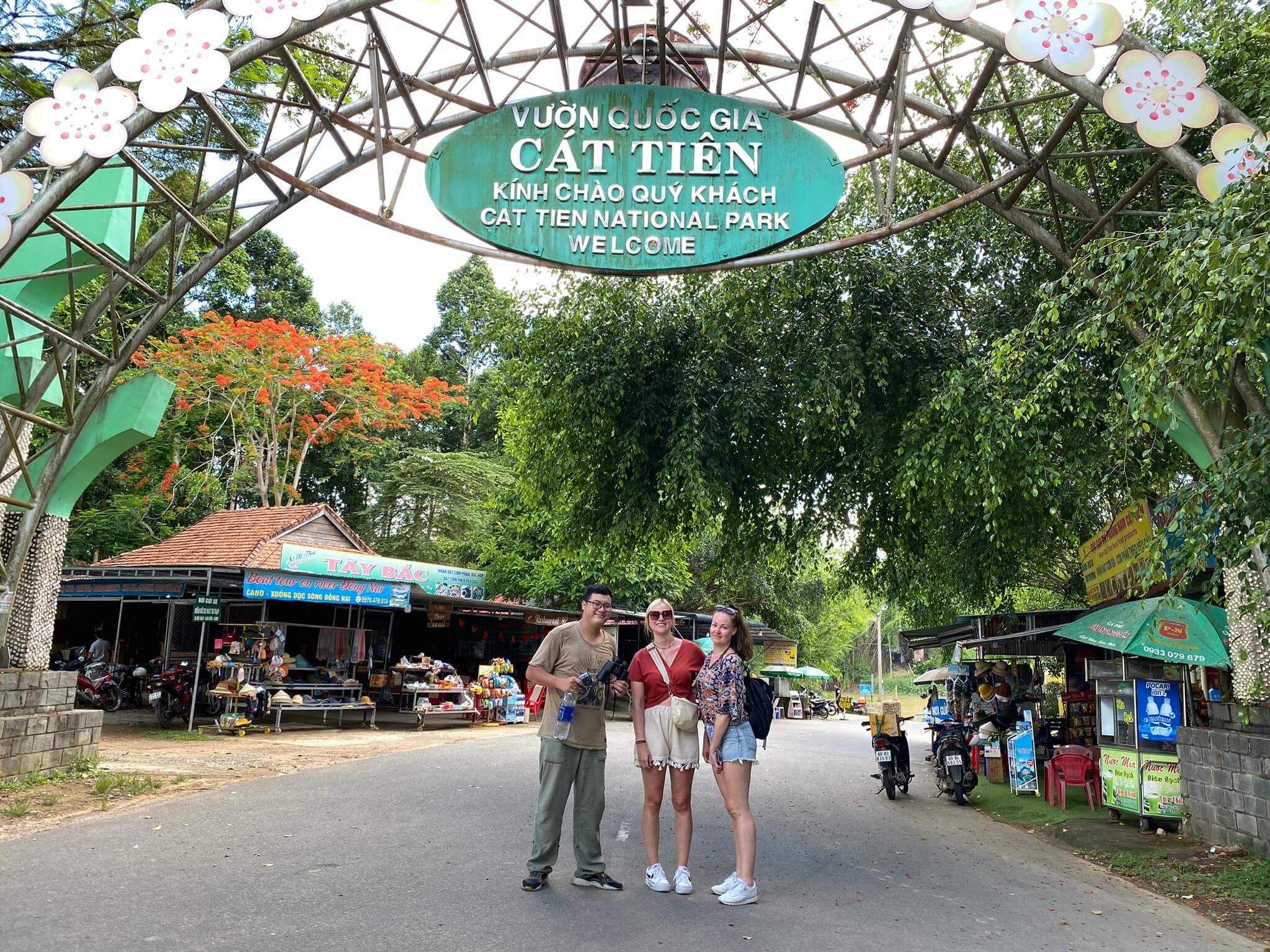 Nam Cat Tien park headquarters entrance