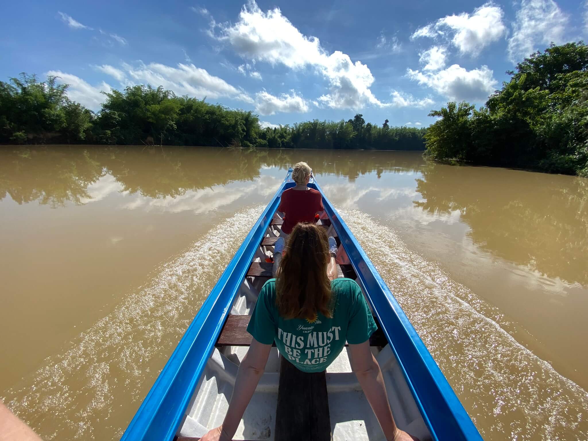 Boat trip on the Dong Nai River near Cat Tien