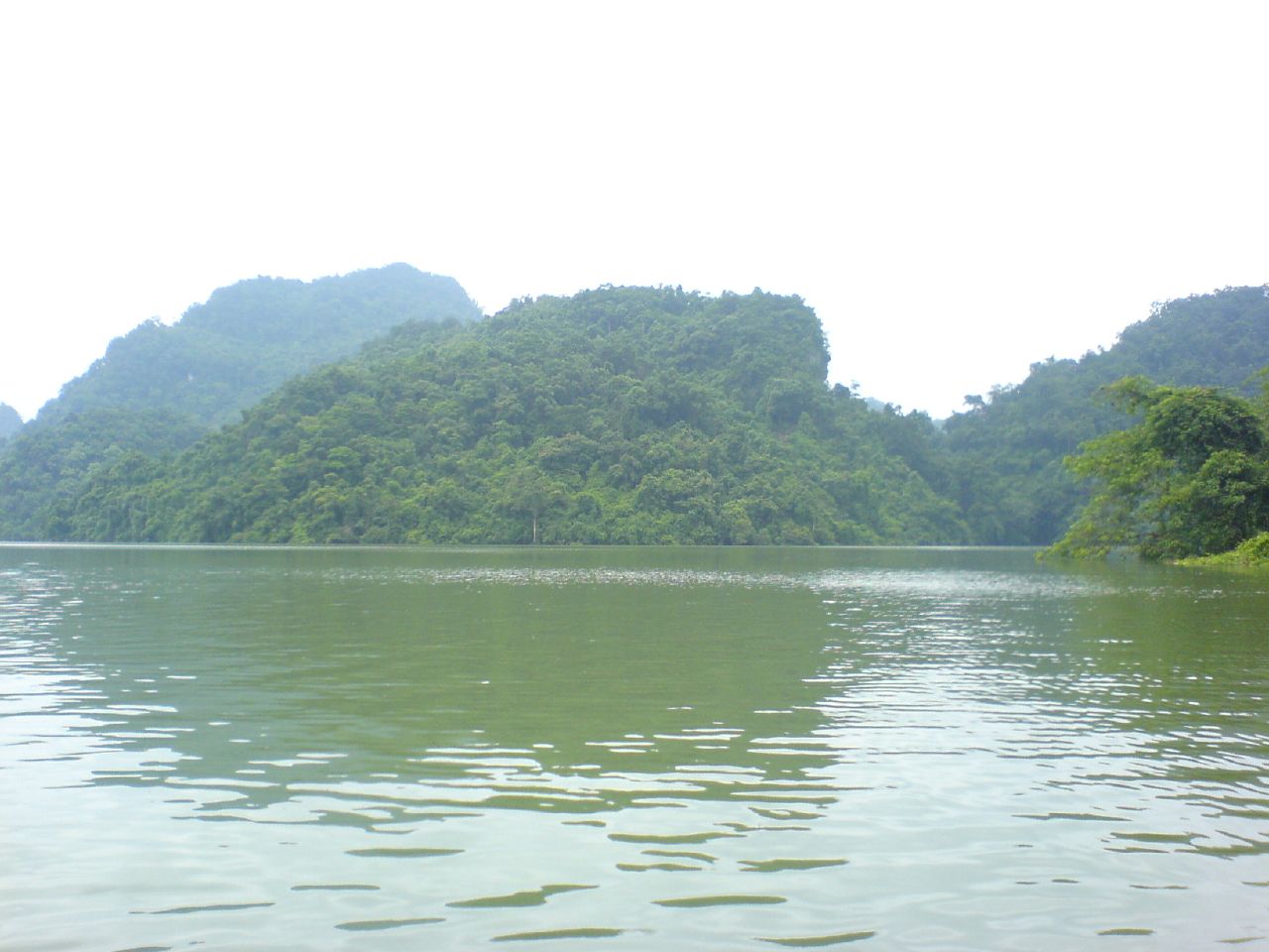 Ba Be Lake Ramsar site in northern Vietnam